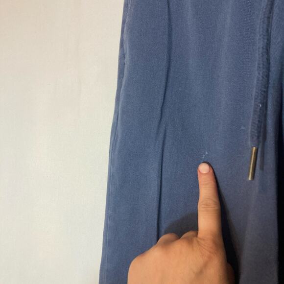 Volcom Repreve Recycled Straight Leg Elastic Waist Drawstring Pullon Blue Pants - Picture 6 of 11